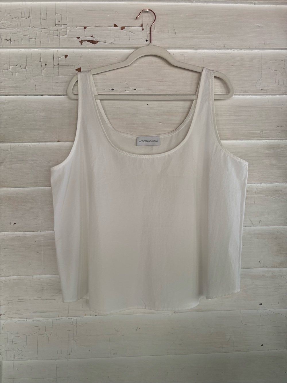 Modern Weaving Poplin Tank